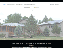 Tablet Screenshot of highnoonsolar.com